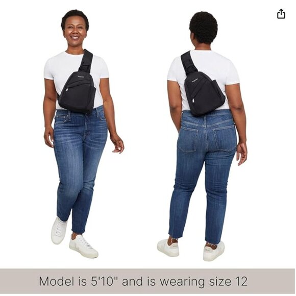 Baggallini Medium Sling Backpack in Black - Picture 11 of 11